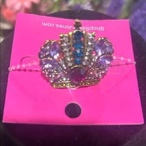 Sassy Jones Gold and Pink Jeweled Ring